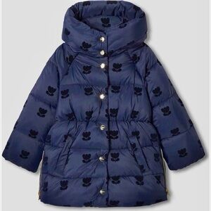 Jacadi Paris Girl padded jacket in navy 5